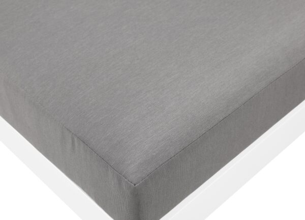 Nizuc 120" Water Resistant Fabric Upholstered Outdoor Patio 6pc. Modular Sectional