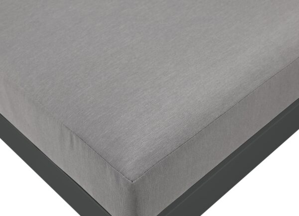 Nizuc 90" Water Resistant Fabric Upholstered Outdoor Patio 3pc. Armless Modular Sofa