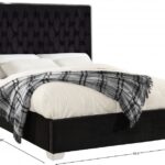 Lexi Velvet Upholstered Bed
