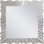 Silverton Silver Leaf Frame Mirror