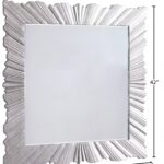 Silverton Silver Leaf Frame Mirror