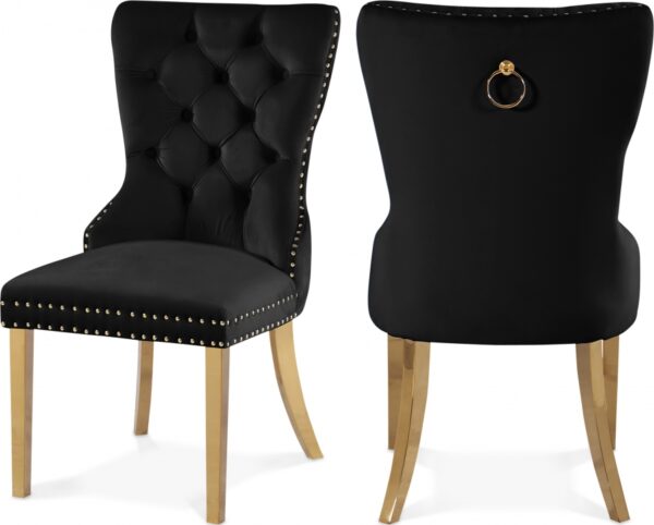 Carmen Velvet Upholstered Dining Chair
