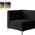 Alina Velvet Upholstered Modular Corner Chair
