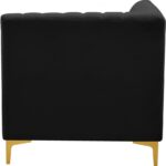 Alina Velvet Upholstered Modular Corner Chair