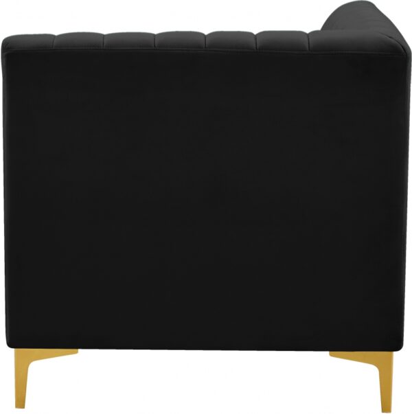Alina Velvet Upholstered Modular Corner Chair