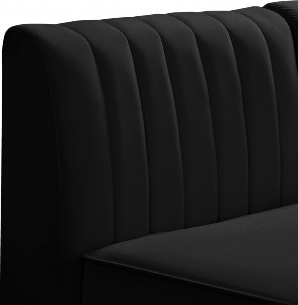 Alina Velvet Upholstered Modular Corner Chair