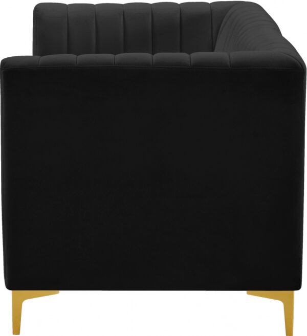 Alina 65" Velvet Upholstered 2pc. Modular Loveseat