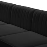 Alina 116.5" Velvet Upholstered 5pc. Modular Sectional