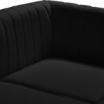 Alina 116.5" Velvet Upholstered 6pc. Modular Sectional