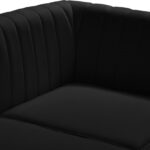 Alina 142" Velvet Upholstered 7pc. Modular Sectional