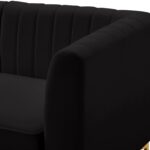 Alina 142" Velvet Upholstered 8pc. Modular Sectional