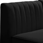 Alina 142" Velvet Upholstered 8pc. Modular Sectional