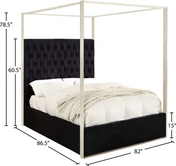 Porter Velvet Upholstered Bed