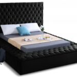 Bliss Velvet Upholstered Bed