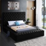 Bliss Velvet Upholstered Bed