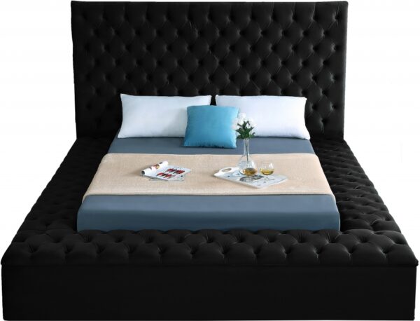 Bliss Velvet Upholstered Bed