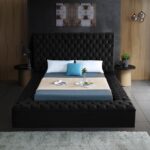 Bliss Velvet Upholstered Bed