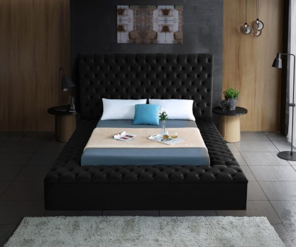 Bliss Velvet Upholstered Bed