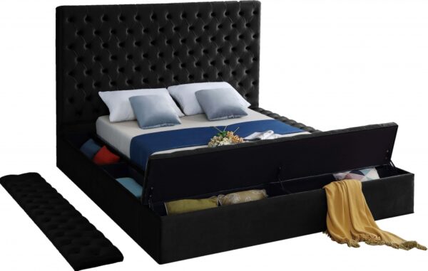 Bliss Velvet Upholstered Bed