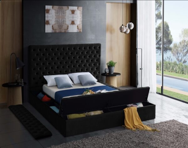 Bliss Velvet Upholstered Bed