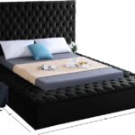 Bliss Velvet Upholstered Bed