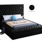 Bliss Velvet Upholstered Bed
