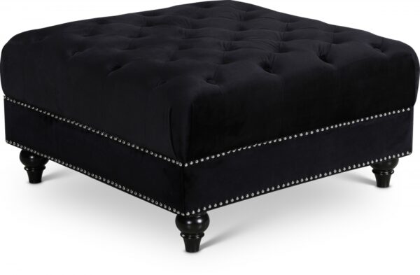 Sabrina Velvet Upholstered Ottoman