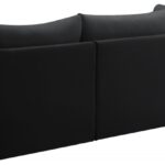 Jacob 103" Velvet Upholstered 3pc. Modular Sofa