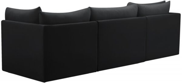 Jacob 103" Velvet Upholstered 3pc. Modular Sofa