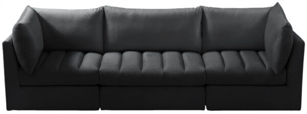 Jacob 103" Velvet Upholstered 3pc. Modular Sofa