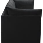 Jacob 103" Velvet Upholstered 3pc. Modular Sofa