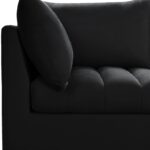 Jacob 140" Velvet Upholstered 4pc. Modular Sofa