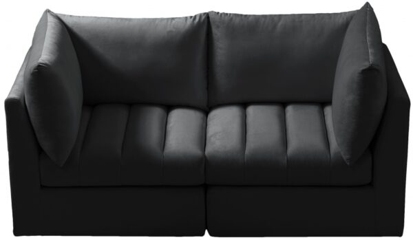 Jacob 66" Velvet Upholstered 2pc. Modular Loveseat
