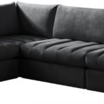 Jacob 103" Velvet Upholstered 4pc. Modular Sectional
