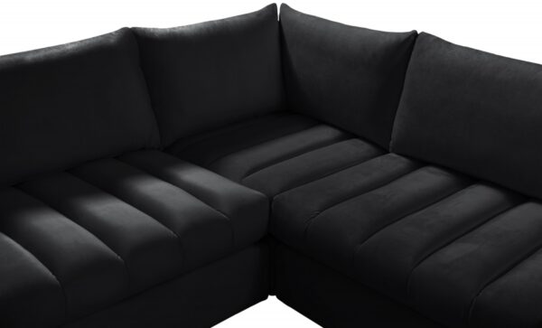 Jacob 103" Velvet Upholstered 4pc. Modular Sectional