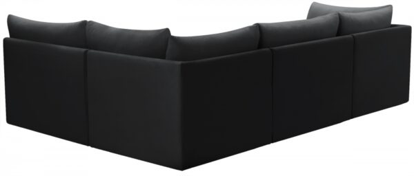 Jacob 103" Velvet Upholstered 4pc. Modular Sectional