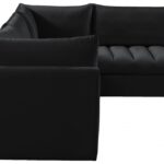 Jacob 103" Velvet Upholstered 4pc. Modular Sectional