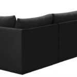 Jacob 140" Velvet Upholstered 5pc. Modular Sectional