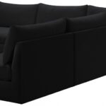 Jacob 107" Velvet Upholstered 5pc. Modular Sectional