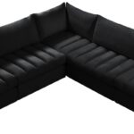 Jacob 107" Velvet Upholstered 5pc. Modular Sectional