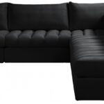 Jacob 107" Velvet Upholstered 5pc. Modular Sectional