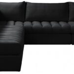 Jacob 107" Velvet Upholstered 5pc. Modular Sectional