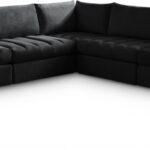 Jacob 103" Velvet Upholstered 5pc. Modular Sectional