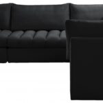 Jacob 103" Velvet Upholstered 5pc. Modular Sectional