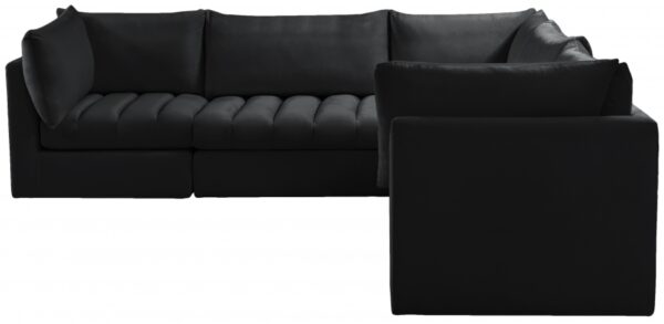 Jacob 103" Velvet Upholstered 5pc. Modular Sectional