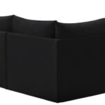 Jacob 140" Velvet Upholstered 6pc. Modular Sectional