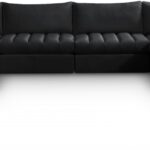Jacob 140" Velvet Upholstered 6pc. Modular Sectional