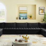 Jacob 177" Velvet Upholstered 7pc. Modular Sectional