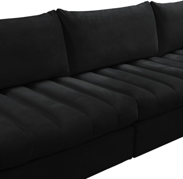 Jacob 140" Velvet Upholstered 8pc. Modular Sectional