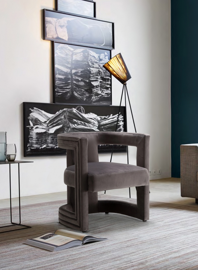 Blair Velvet Upholstered Dining/Accent Chair